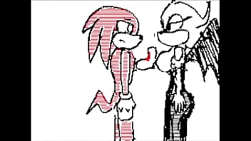 Rouge the bat shows her big boobs