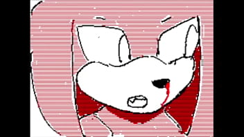 Rouge the bat shows her big boobs