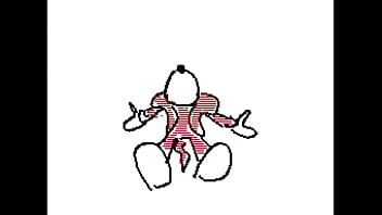 Rouge the bat shows her big boobs