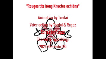 Rouge the bat shows her big boobs