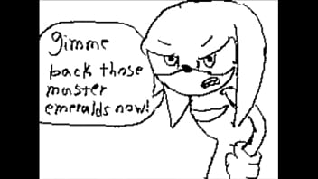 Rouge the bat shows her big boobs