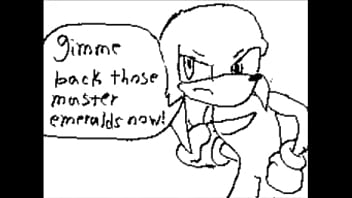 Rouge the bat shows her big boobs