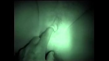 Buddy fingering my wife's pussy