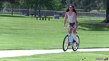 Redhead small tits pawg girl savannah fox pick up and seduce to first time hard casting fuck