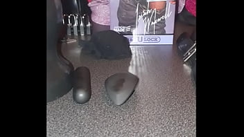 Sissy selfbondage intro showing the toys i will be using