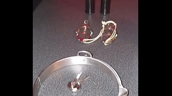 Sissy selfbondage intro showing the toys i will be using