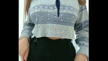 Taking off the clothes and taking care of my boobs just a cute and kinky blonde babygirl