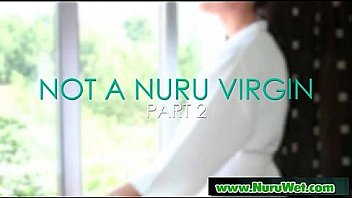 Slippery threesome on the airbed 05