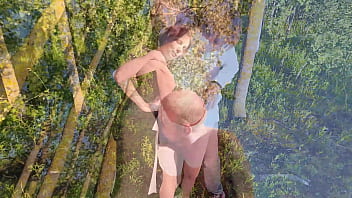 Small ass gets public destroyed in the sunset