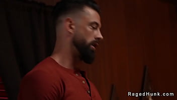 Muscle Trucker Derek Kage After A Long Day On The Road Ends In Motel With Fellow Driver Riley Mitchel And They Suck Each Other And Anal Fuck thumbnail