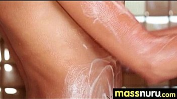 Naughty chick gives an amazing japanese massage 18