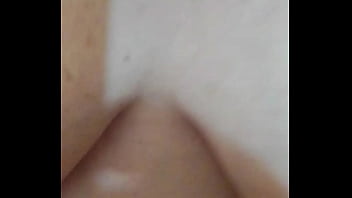 Husband & ssbbw milf wife bathroom session belly fuck asshole doggy fuck and cum on big boobs