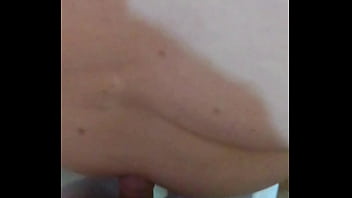 Husband & ssbbw milf wife bathroom session belly fuck asshole doggy fuck and cum on big boobs