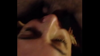 Sexy brunette amateur model "vergo " getting face fucked