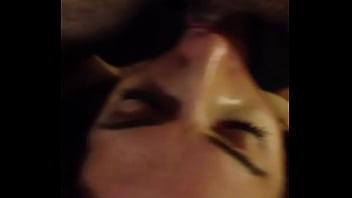 Sexy brunette amateur model "vergo " getting face fucked