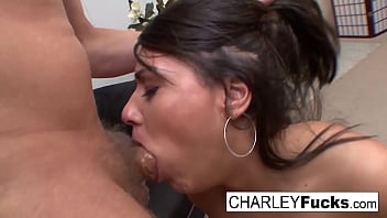 Brunette babe gets wild