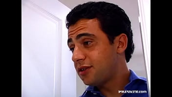 Judith nemyo greets an unexpected guest with a blowjob and anal