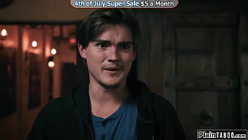 The demonic twins shay sights and reagan foxx hunger for more as they are invited in by lexi luna n sophia stepson walks in and is shocked