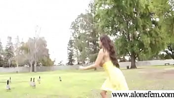 Toys and dildos for pleasure herself in front of camera clip 03