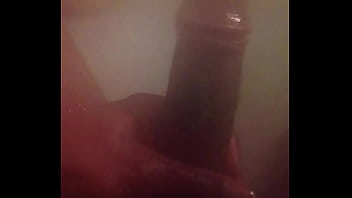 Cleaning my dick lol