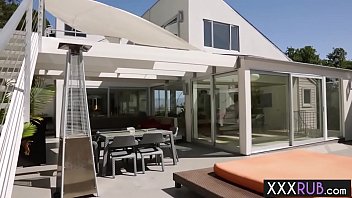 Hot babe sucks a guys big thing