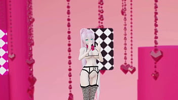 Megurine luka hentai vocaloid nude dance rabbit hole song mmd 3d clear blue eyes clip