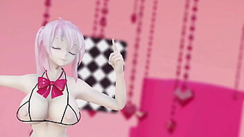 Megurine luka hentai vocaloid nude dance rabbit hole song mmd 3d clear blue eyes clip