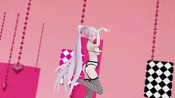 Megurine luka hentai vocaloid nude dance rabbit hole song mmd 3d clear blue eyes clip