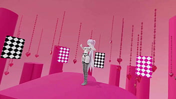 Megurine luka hentai vocaloid nude dance rabbit hole song mmd 3d clear blue eyes clip