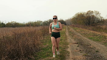 Damn it this stranger at the training turned out to be a nymphomaniac bitch