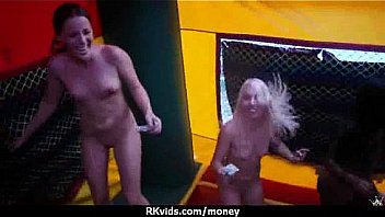 Tight teen fucks a man in front of the camera for cash 4