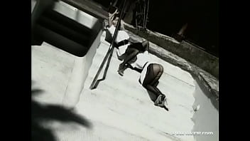 Tavalia sucks pussy and fucks a guy in a wheelchair in a psychedelic scene