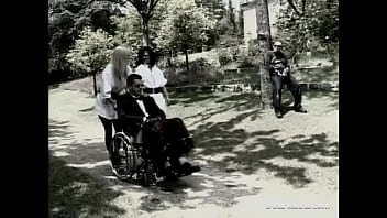 Tavalia sucks pussy and fucks a guy in a wheelchair in a psychedelic scene Tavalia sucks pussy and fucks a guy in a wheelchair in a psychedelic scene