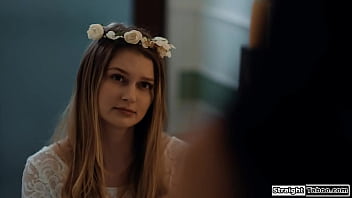 Big tits babe bunny colby is about to get married but she was caught up by her grooms lesbian stepsis alex coal who wants to lick her push so bad