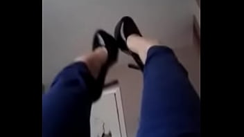 Sexy feet with a tease