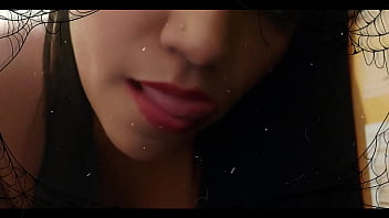 Halloween punheta guiada na buceta peluda e travessa