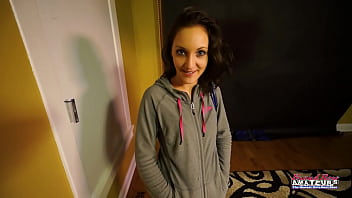 Skinny coed ryann gives a footjob and gets her sweet twat fingered