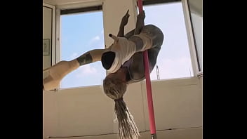 Dancing on the pole and enjoy the good moments in to 2beepole for teaching me new skills #inkedgirl #d