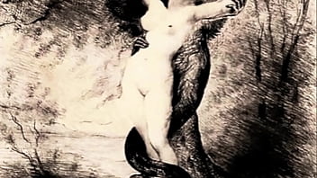 Retro erotic drawings