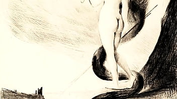 Retro erotic drawings