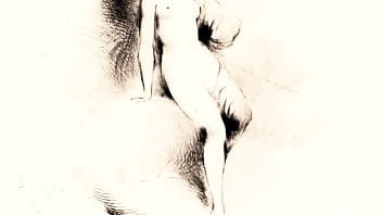 Retro erotic drawings