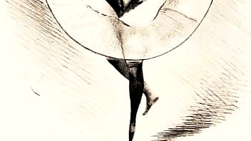 Retro erotic drawings