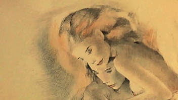 Retro erotic drawings