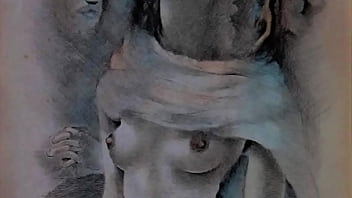 Retro erotic drawings