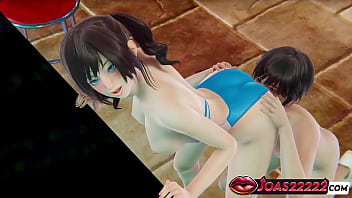 Hot arikawa tsubasa rocks a swimsuit 3d adult animation featuring wet pussy fingering and squirt climax by the pool in honey select 2