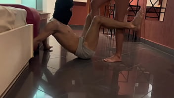 Ballbusting barefoot and merciless 2