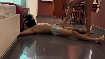 Ballbusting barefoot and merciless 2