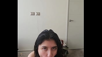 Sucking my man dry after we get out of the shower