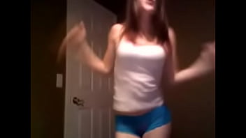 Heather in underwear being a slut