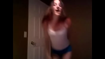 Heather in underwear being a slut